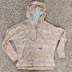 Wrangler Beige Patterned Hoodie